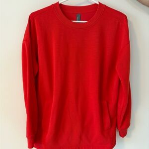 Mondetta Bold Red Crewneck Sweatshirt